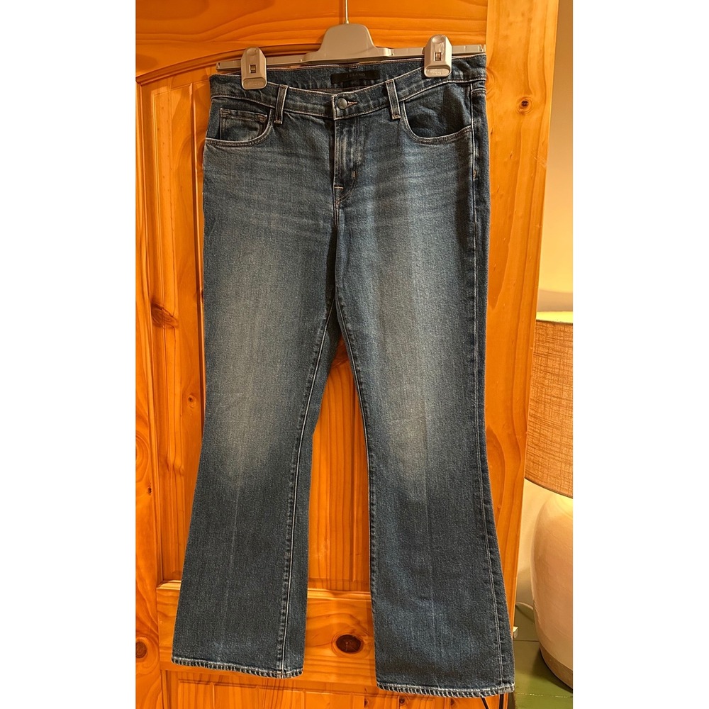 J Brand Sallie‎ Bootcut Jeans Wonderland Blue Mid Rise Size 30
